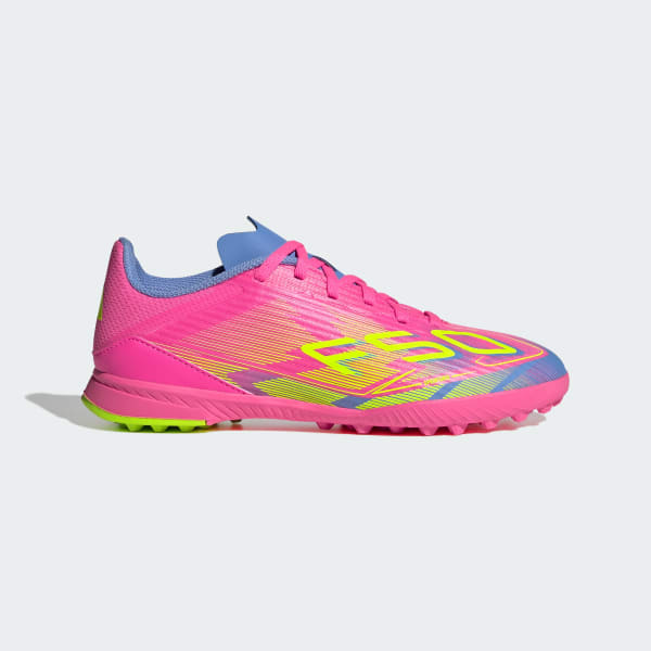 Rosado Zapatos de fútbol F50 League Society Niños
