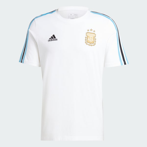 Blanco Remera Argentina ADN 3 Tiras 24