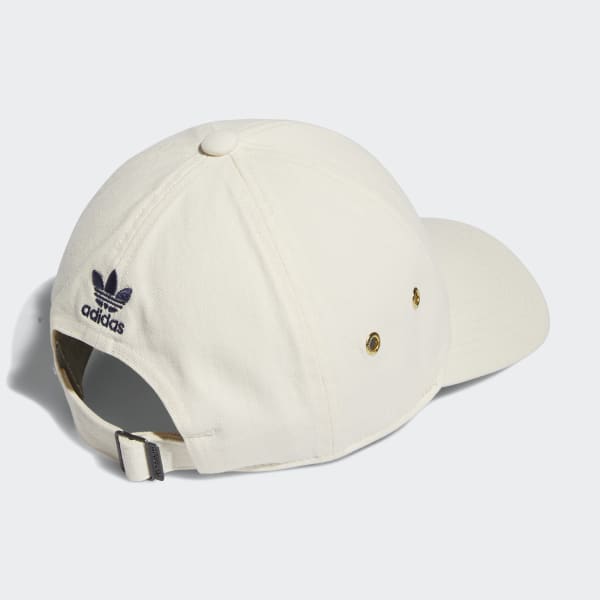 White Relaxed Mini Logo Hat