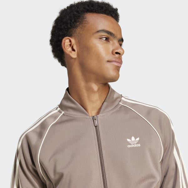 adidas トラックジャケット Dark Brown Sサイズ 茶色 80s 90s アディダス adidas トラックジャケット ジャージ