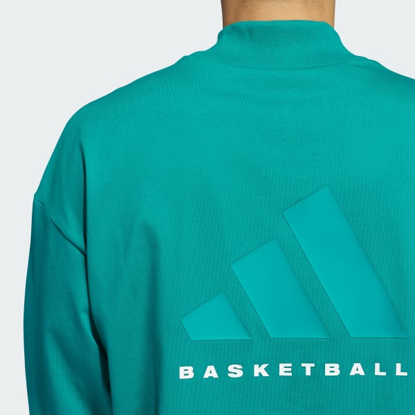 adidas Basketball Long Sleeve Tee Green adidas Thailand