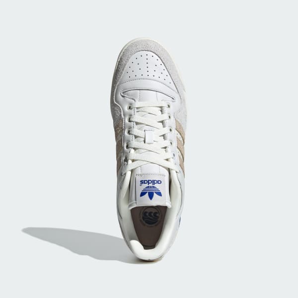 White Forum 84 Low Trainers