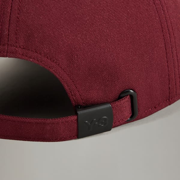 Burgundy Y-3 Logo Cap