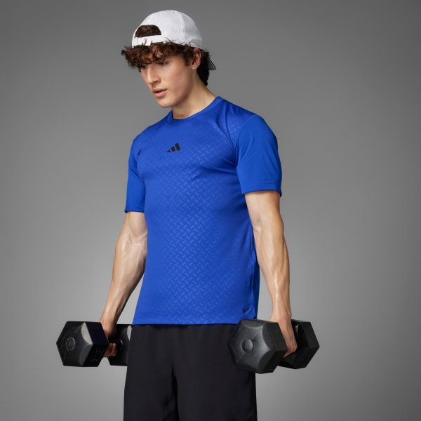 Bleu T-shirt d'entraînement Power