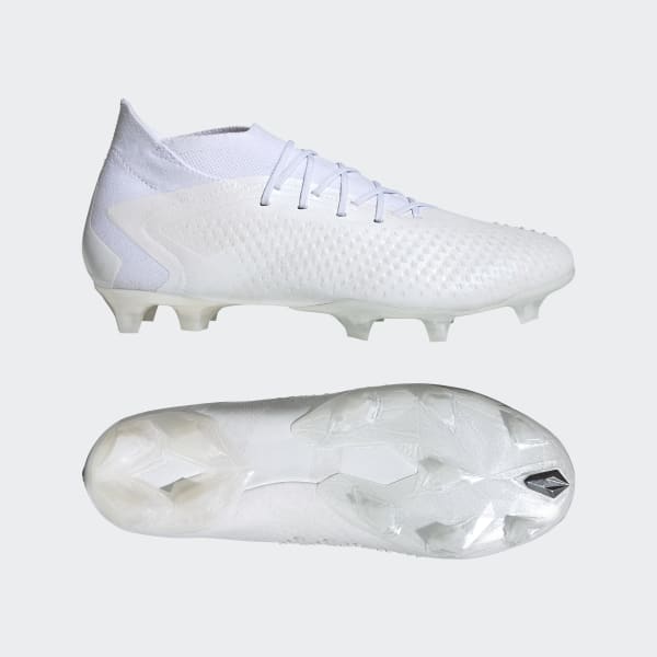 Bota de fútbol Predator Accuracy.1 césped natural seco - Blanco adidas
