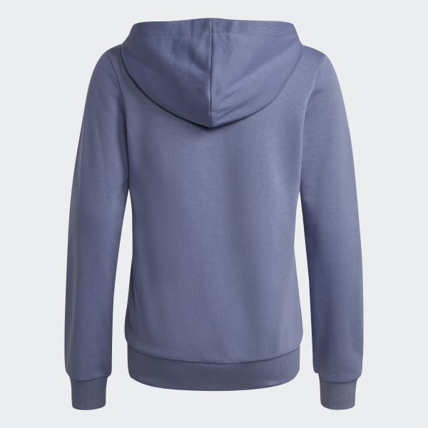 Roxo Blusa Moletom Zíper Capuz adidas Essentials