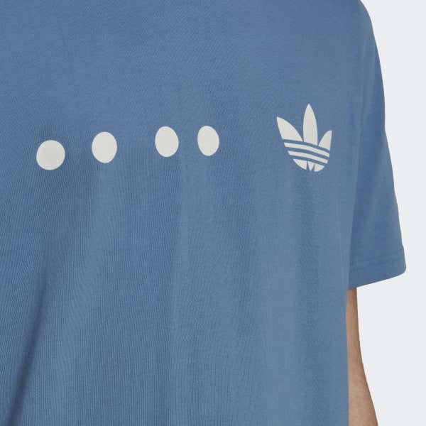 adidas RIFTA Reclaim Logo Tee Blue adidas Deutschland