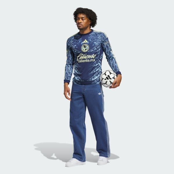 Blue Club América 25/26 Long Sleeve Away Jersey