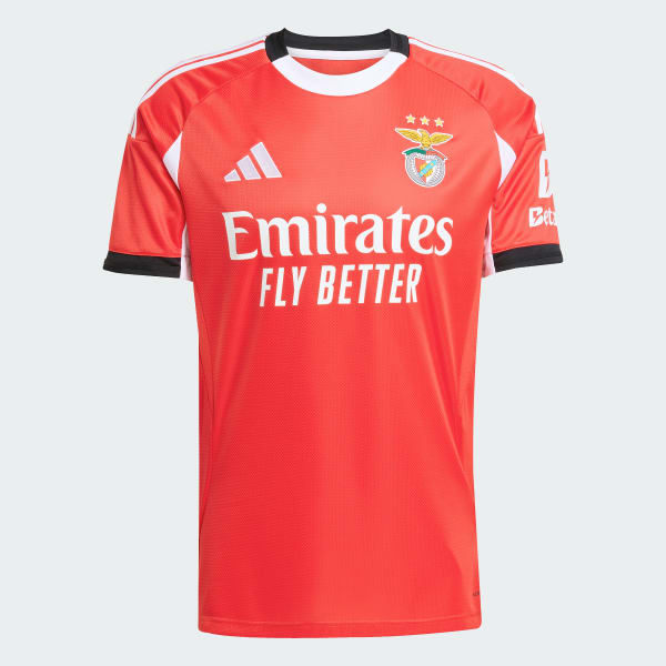 adidas Benfica 25/26 Home Jersey - Red | Free Shipping with adiClub
