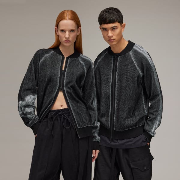 Negro Cardigan Y-3 Graphic Knit