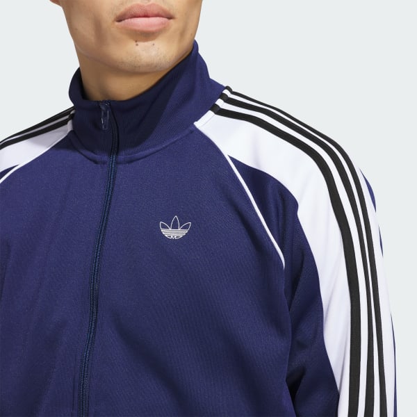 adidas Tyshawn Track Jacket - Blue | Free Shipping with