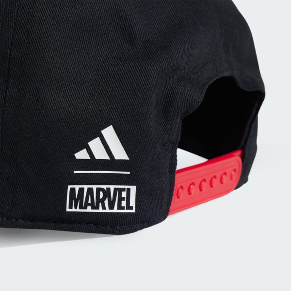 Preto Boné adidas x Marvel Homem-Aranha Infantil