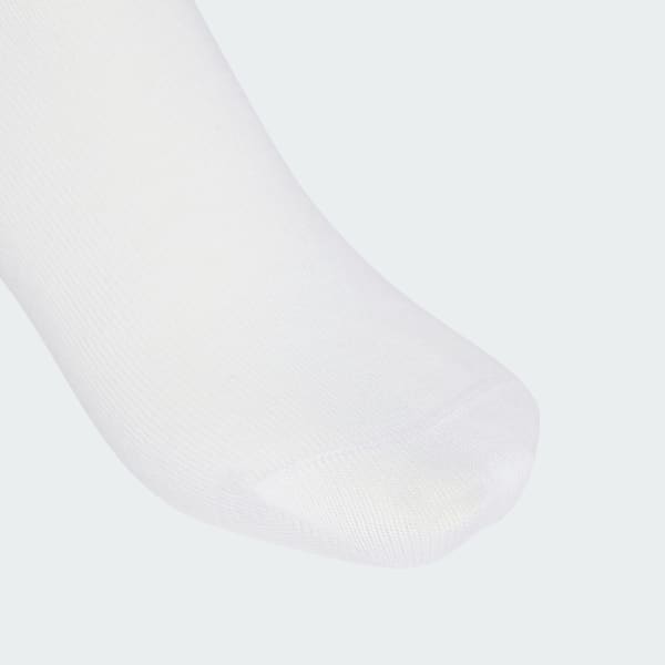 Weiss 3-Streifen Crew Socken, 6 Paar