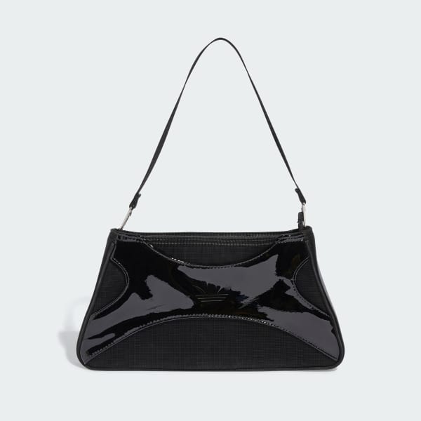 Schwarz Clutch Schultertasche