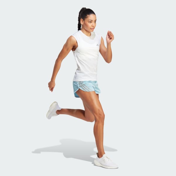 Blue Run Icons 3-Stripes Low Carbon Running Shorts