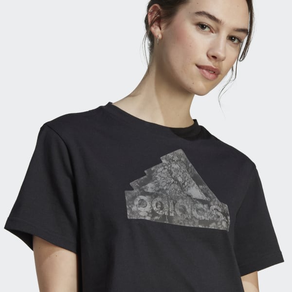 Adidas crop new arrivals graphic tee
