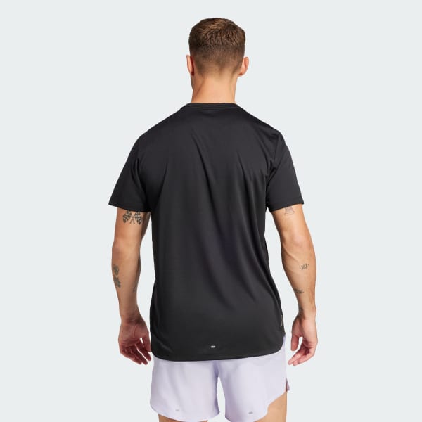 Negro Polera Run It Brand Love