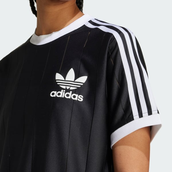 adidas Adicolor 3 Streifen Pinstripe T Shirt Schwarz adidas Deutschland