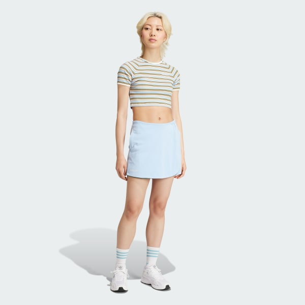 Bleu Jupe-short '80s