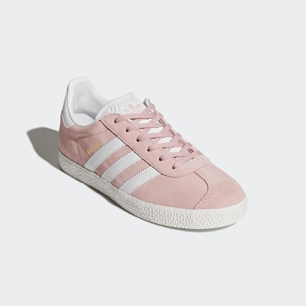 Zapatillas Gazelle rosas y blancas para niña | adidas España