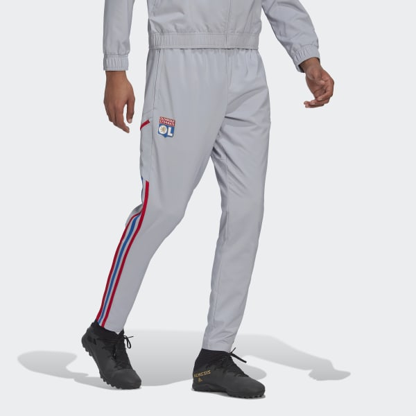 Szary Olympique Lyonnais Tiro 21 Presentation Pants O6305