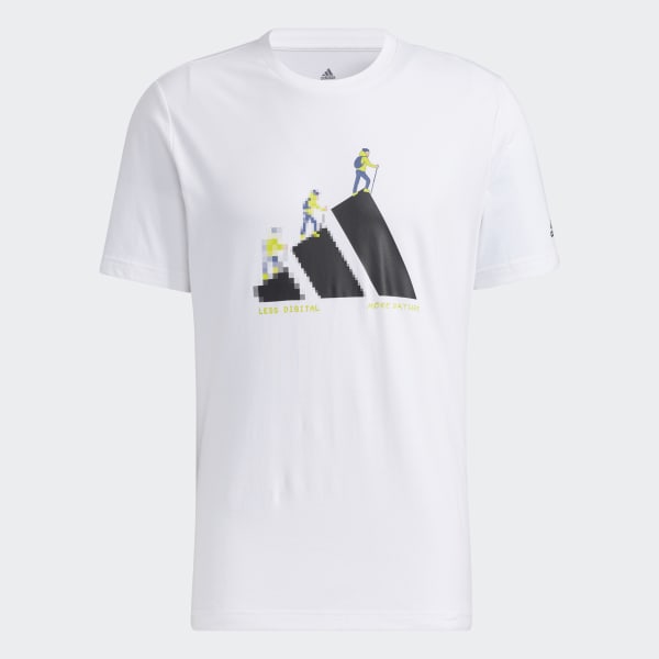 White More OD Graphic Tee