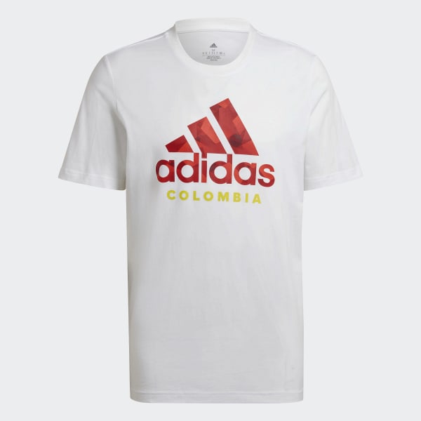 Blanco Camiseta Colombia Estampada E6091