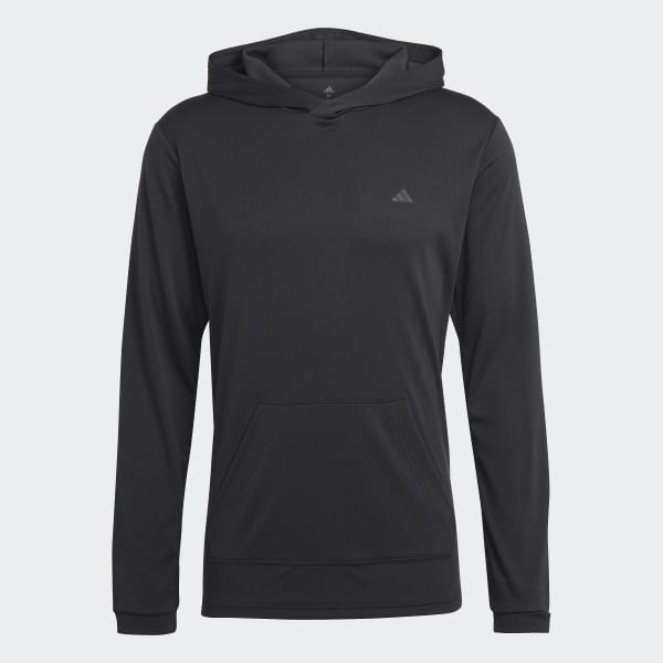 cierna Mikina s kapucňou Train Essentials Made to be Remade Training Long Sleeve