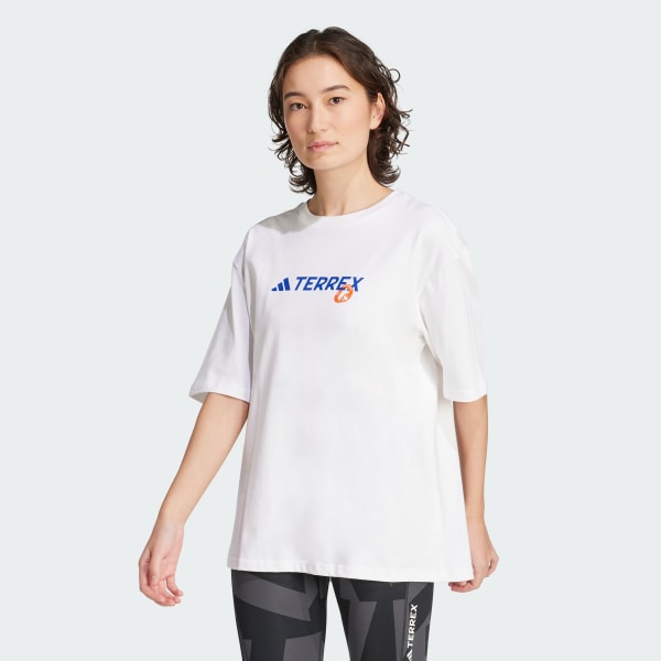 White Terrex Back Graphic Tee