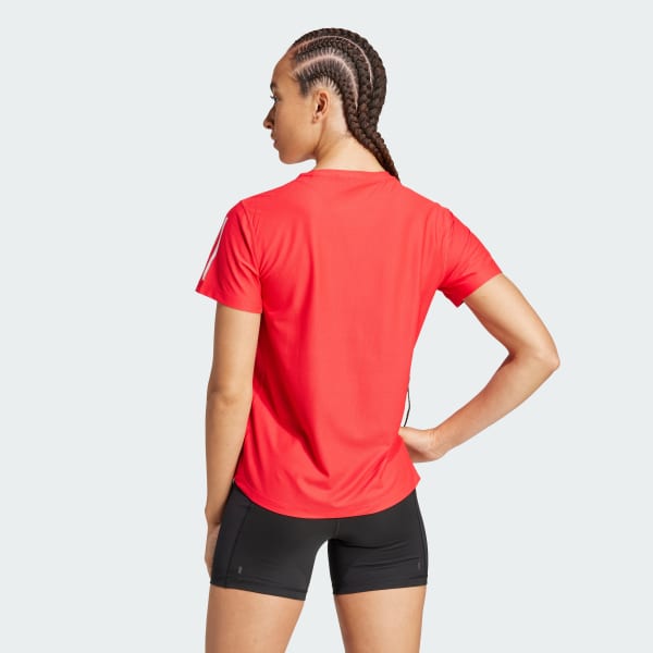 Red Own The Run Tee