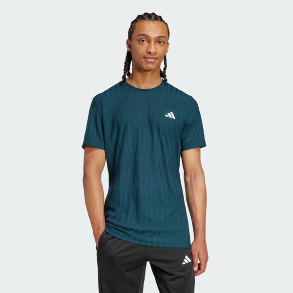 Verde Remera de tenis Climacool+ AIRCHILL FreeLift