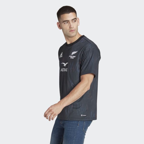 Svart Black Ferns Sevens Home Tee (Gender Neutral) DC316