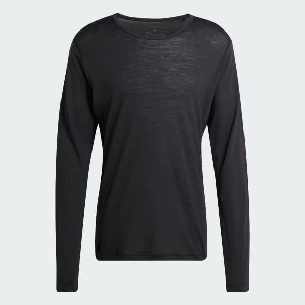 Svart Terrex Xperior Merino 150 Baselayer Long Sleeve T-shirt
