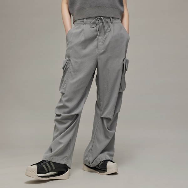 gris Pantalon cargo sergé délavé Y-3