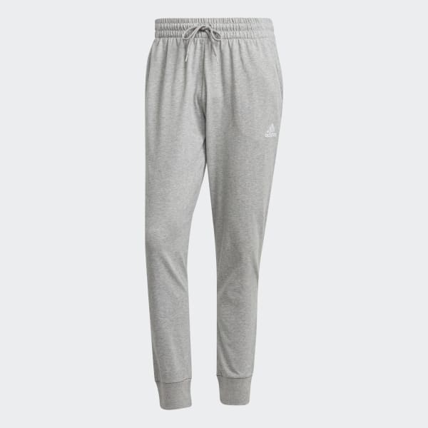 adidas,Mens,Essentials Single Jersey Tapered Cuffed Pants,Medium Grey  Heather,X-Small : : Clothing, Shoes & Accessories