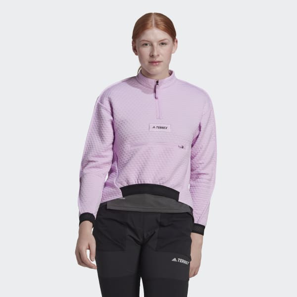 fialová Terrex Hike 1/2 Zip Fleece 29572