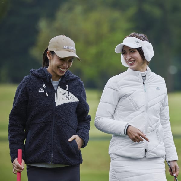 アディダス 【ゴルフ】PLAY GREEN ボアフリース 長袖フルジップ