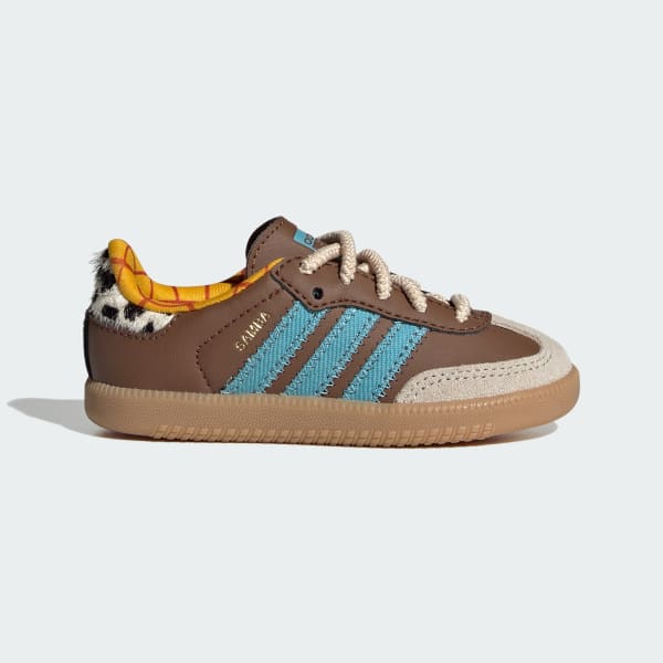 hnědá Boty Samba OG x Disney Pixar Elastic Lace Kids