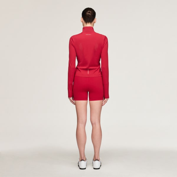 Weinrot adidas x entire studios Optime Trainingsshorts