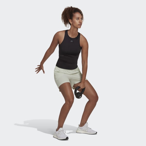 Czerń HIIT 45 Seconds Fitted Tank Top VM437