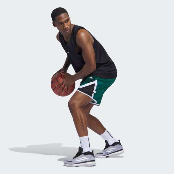 Green adidas Pro Block Shorts