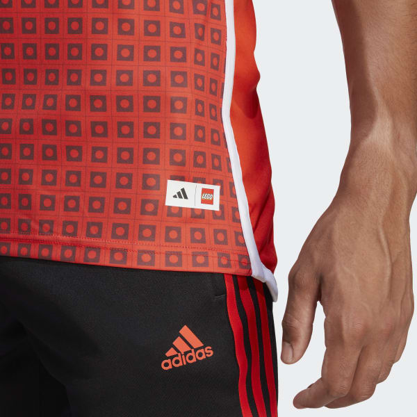 Orange adidas x LEGO® Tiro hjemmebanetrøje