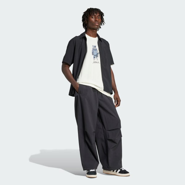 White Winter Sports Ski Bear Graphic Tee