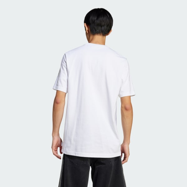 Wit adidas Originals T-shirt