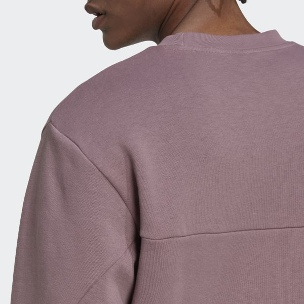 Roxo Sweatshirt em Fleece Badge of Sport Stadium CS391