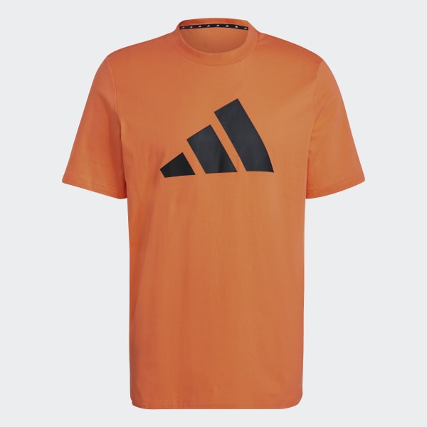 Orange adidas Sportswear Logo T-Shirt AT063