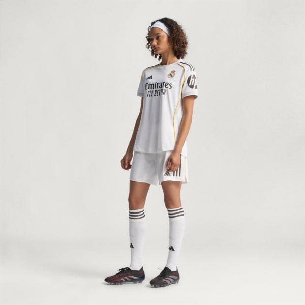 Wit Real Madrid 25/26 Authentiek Thuisshirt