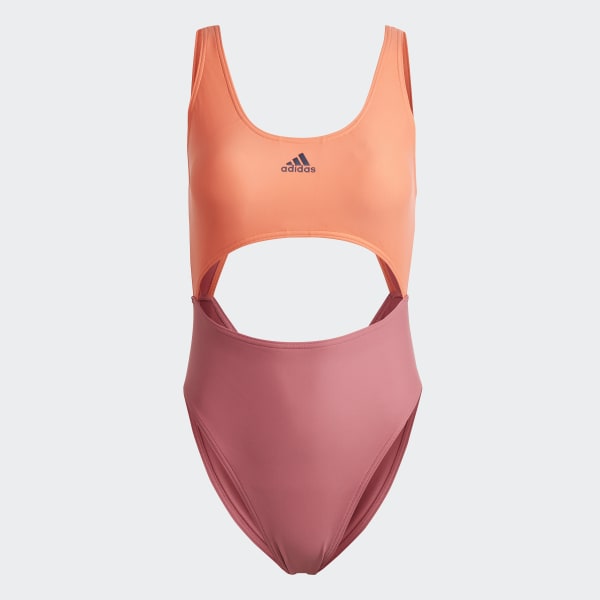 Oranje Colorblock Badpak