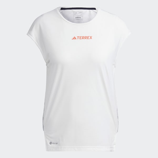 Weiss TERREX Agravic Pro Trail Running T-Shirt