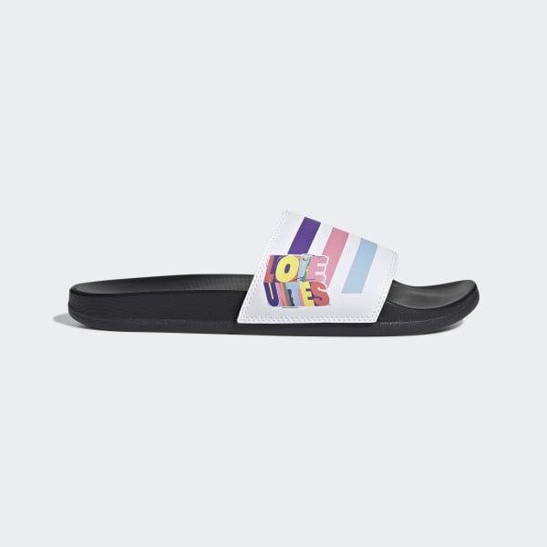 biela Šľapky Adilette Comfort